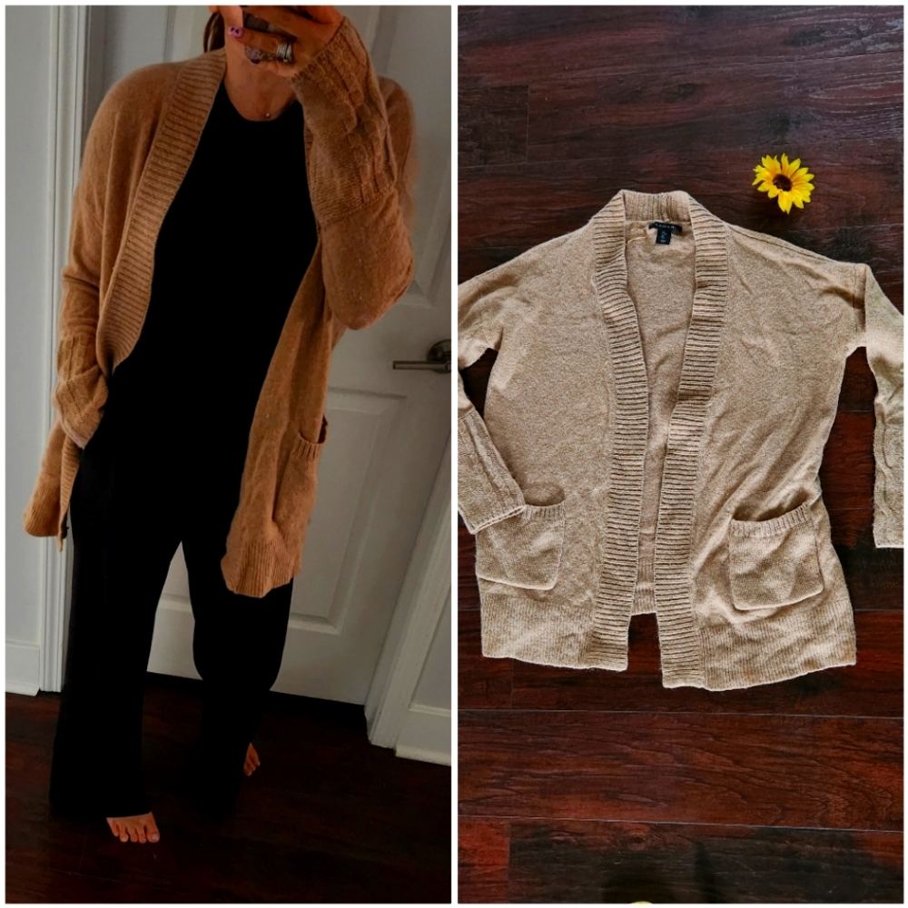 TAHARI WOOL OPEN CARDIGAN ✨️